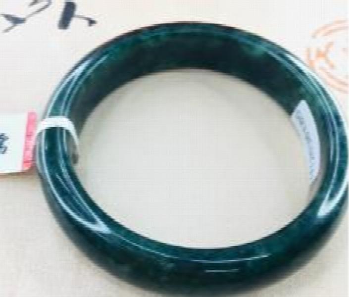 Natural Dark Jadeite Bracelet 54-62mm Female Jade Gift