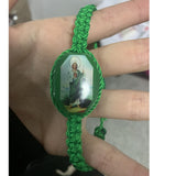 12 Pcs String Bracelet Green Prayer Anklet Gift Holy Father Mom