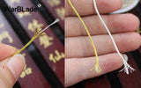 88m 0.8mm 1mm Silver Cord Nylon Cord Plastic Thread String Rope Bead DIY Braided