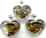 Tiger Eye Quartz Turquoise Pendant for Jewelry Making