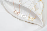 Personalized Angel Number Necklace-Lucky Number Jewelry-Spiritual Number
