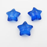 95pcs Transparent Acrylic Star Chunky Beads