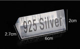 Acrylic 925 Silver Tag Jewelry Display Props Counter Indicator