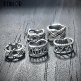 10x5mm Stainless Steel Slider Beads for Leather Bracelet DIY