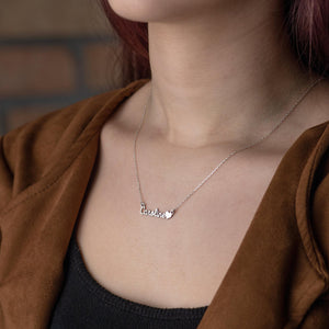 Personalized Name Necklace, Stainless Steel, Birthday Gift