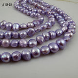Lavender 7-8mm Baroque Freshwater Pearl Loose Beads DIY