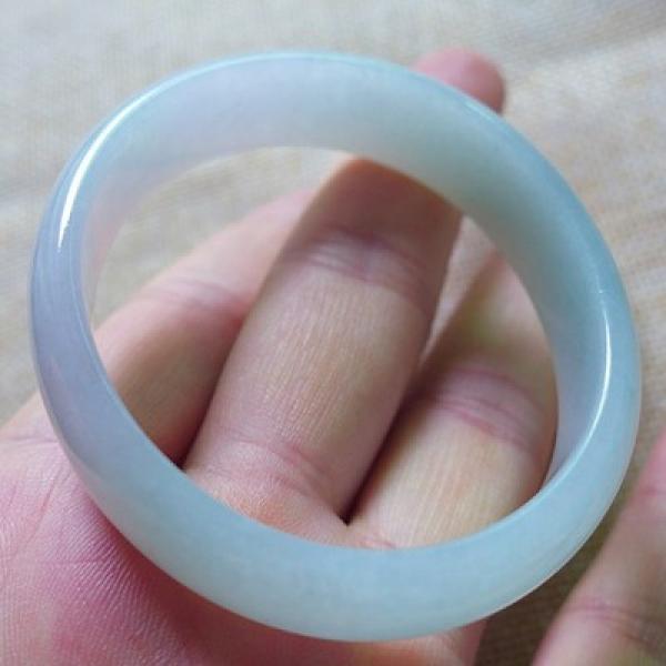 Zheru Jadeite Bracelet 54-64mm - Natural Burmese Princess Jewelry