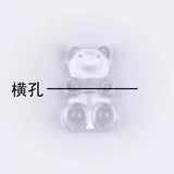 Colorful Bear Soft Candy Bead DIY Accessories Material