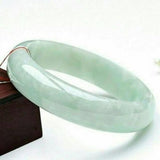 Natural Burma Jade 54mm-62mm Princess Bracelet, Gift for Her