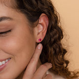Personalized Birthstone Earrings by NOKMIT