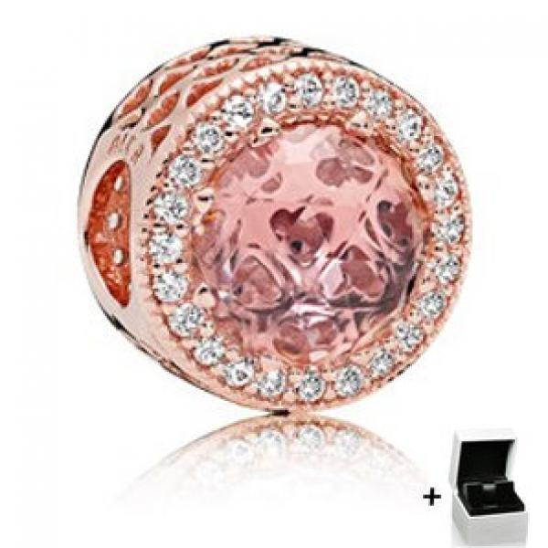 925 Sterling Silver Rose Charm Beads for Bracelet DIY Mother Jewelry