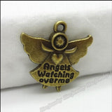 80pcs Angel Pendant Vintage Charms Antique Bronze DIY Metal Jewelry Findings