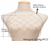 Sexy Beach Hand Geometrical Mesh Women Body Chain