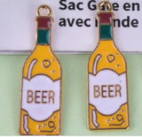 10pcs Beer Metal Charms for DIY Jewelry Making