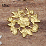 BoYuTe Flower Charms 200 Pcs 15mm 7 Colors DIY Jewelry Material