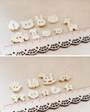 600pcs Burlywood Wooden Buttons for Sewing Scrapbooking Craft DIY