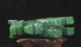 Vintage Hand Carved Natural Jade Horse Pendant