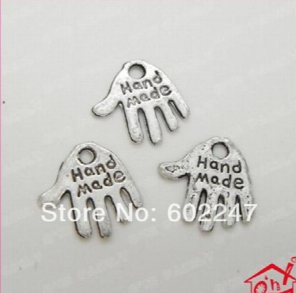 Tibetan Silver Hand Charms Wholesales, Letters Pendants