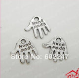 Tibetan Silver Hand Charms Wholesales, Letters Pendants