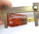 Turquoise Tiger Eye Quartz Crystal Pendant DIY Jewelry Making