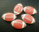 100pcs 8mm Football/Rugby Slide Charms for Leather Belt