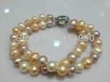 Freshwater Pearl Bracelet 7-8MM Double Strings