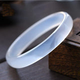 Zheru Agate Chalcedony 54-64mm Bracelet Princess Jewelry Gift