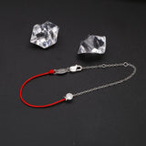 Shadowhunters 925 Silver Small Cz Bracelet Red Wire Silver Chain Women Gift