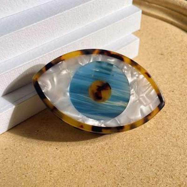 Big Acetate Evil Eye Hair Claw Clips Women Girls Headdress Tool Accessories
