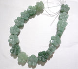 14mm Turquoises Carving Flower Bead Pendant for DIY Jewelry Making