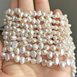 Freshwater Side Hole Pearl Spacer Beads for Jewelry Making