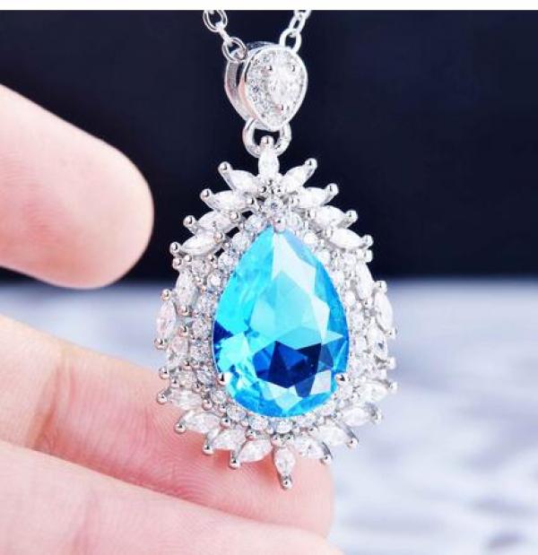 Gaoding Jewelry Water Drop Necklace Pendant for Women