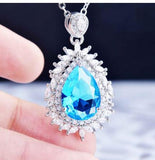 Gaoding Jewelry Water Drop Necklace Pendant for Women