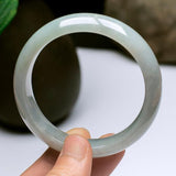Natural Burmese Jadeite 54-64mm Light Bracelet Princess Jewelry