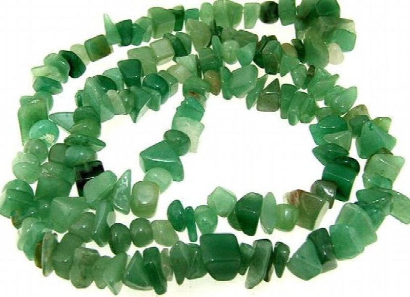 32'' Long Nugget Green Jade Gemstone Beads Full One Strand LC3-229