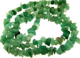 32'' Long Nugget Green Jade Gemstone Beads Full One Strand LC3-229