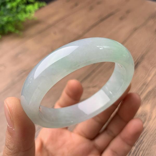 Chalcedony Light Purple 54-64mm Bracelet Princess Jewelry
