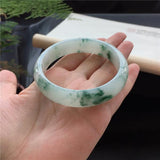 Natural Myanmar Jadeite 54-64mm Flower Bracelet