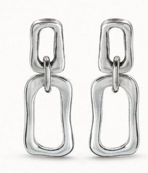 Spain Electroplated Silver Earrings 14k Gift