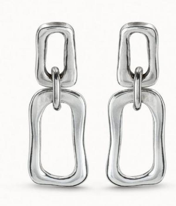 Spain Electroplated Silver Earrings 14k Gift