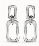 Spain Electroplated Silver Earrings 14k Gift
