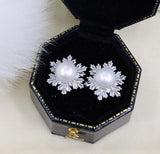 Freshwater Pearl Stud Earrings Women's Light Good Earrings