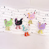 Chic Chicken Heel Acrylic Earrings - Animal Charms Hook Jewelry