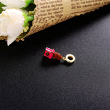 925 Silver Chocolate Pendant Charms for Bracelet Jewelry