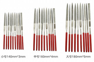 10PCS Diamond File Set Mixed File for Jewelry Polishing Tool