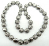 Quartz Crystal Hematite Craft Loose Beads Pendant Jewelry 15''