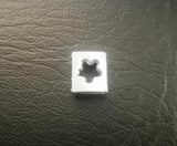 100pcs 8mm Flower Heart Cross Four Leaf Clover Star Slide Charm