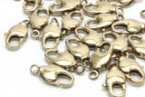 20 Brass Swivel Lobster Clasp (17 x 7.5 mm)