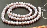 Lavender Freshwater Pearl Loose Beads Full Strand DIY Jewelry