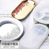 Silicone Jewelry Tool UV Resin Molds Dried Flower Accessories DIY Storage Dish
